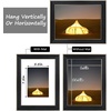 image:imageGolden State Art 13x19 Dark Gold Brown Photo Frame Mat for 11x17 Real Glass  White Color Mat Fits 11x17 Picture Art Poster or Print Display 125 Inch Frame Border Vintage Antique Style Wall HangSilverbeige With Blackdark Brown Inner Panel