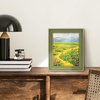image:imageGolden State Art 13x19 Dark Gold Brown Photo Frame Mat for 11x17 Real Glass  White Color Mat Fits 11x17 Picture Art Poster or Print Display 125 Inch Frame Border Vintage Antique Style Wall HangGreen With Gold Trim
