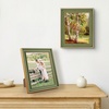 image:imageGolden State Art 13x19 Dark Gold Brown Photo Frame Mat for 11x17 Real Glass  White Color Mat Fits 11x17 Picture Art Poster or Print Display 125 Inch Frame Border Vintage Antique Style Wall HangGreen With Gold Trim