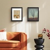 image:imageGolden State Art 13x19 Dark Gold Brown Photo Frame Mat for 11x17 Real Glass  White Color Mat Fits 11x17 Picture Art Poster or Print Display 125 Inch Frame Border Vintage Antique Style Wall HangSilverbeige With Blackdark Brown Inner Panel