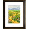 image:imageGolden State Art 13x19 Dark Gold Brown Photo Frame Mat for 11x17 Real Glass  White Color Mat Fits 11x17 Picture Art Poster or Print Display 125 Inch Frame Border Vintage Antique Style Wall HangBlack With Gold Trim