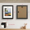 image:imageGolden State Art 13x19 Dark Gold Brown Photo Frame Mat for 11x17 Real Glass  White Color Mat Fits 11x17 Picture Art Poster or Print Display 125 Inch Frame Border Vintage Antique Style Wall HangSilverbeige With Blackdark Brown Inner Panel