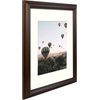 image:imageGolden State Art 16x20 Brown Photo Frame Ivory Mat for 11x14 Real Glass  Fits 11x14 Picture Art Poster or Print Display 2inch Wide16x20