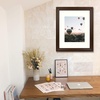 image:imageGolden State Art 16x20 Brown Photo Frame Ivory Mat for 11x14 Real Glass  Fits 11x14 Picture Art Poster or Print Display 2inch Wide16x20