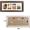 image:imageGolden State Art 16x20 Brown Photo Frame Ivory Mat for 11x14 Real Glass  Fits 11x14 Picture Art Poster or Print Display 2inch Wide8x20