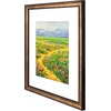 image:imageGolden State Art 18x24 Dark GoldBrown Frame White Mat for 16x20 Plexiglass  Fits 16x20 Picture Art Poster or Print Display Wall Mounting Vintage Ornate Finish Photo FrameDark GoldBrown