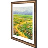 image:imageGolden State Art 18x24 Dark GoldBrown Frame White Mat for 16x20 Plexiglass  Fits 16x20 Picture Art Poster or Print Display Wall Mounting Vintage Ornate Finish Photo FrameDark GoldBrown