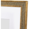 image:imageGolden State Art 18x24 Dark GoldBrown Frame White Mat for 16x20 Plexiglass  Fits 16x20 Picture Art Poster or Print Display Wall Mounting Vintage Ornate Finish Photo FrameDistressed Gold