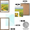 image:imageGolden State Art 18x24 Dark GoldBrown Frame White Mat for 16x20 Plexiglass  Fits 16x20 Picture Art Poster or Print Display Wall Mounting Vintage Ornate Finish Photo FrameDark GoldBrown