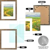 image:imageGolden State Art 18x24 Dark GoldBrown Frame White Mat for 16x20 Plexiglass  Fits 16x20 Picture Art Poster or Print Display Wall Mounting Vintage Ornate Finish Photo FrameDark GoldBrown
