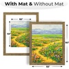image:imageGolden State Art 18x24 Dark GoldBrown Frame White Mat for 16x20 Plexiglass  Fits 16x20 Picture Art Poster or Print Display Wall Mounting Vintage Ornate Finish Photo FrameDistressed Gold
