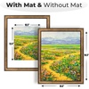 image:imageGolden State Art 18x24 Dark GoldBrown Frame White Mat for 16x20 Plexiglass  Fits 16x20 Picture Art Poster or Print Display Wall Mounting Vintage Ornate Finish Photo FrameDark GoldBrown