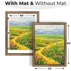 image:imageGolden State Art 18x24 Dark GoldBrown Frame White Mat for 16x20 Plexiglass  Fits 16x20 Picture Art Poster or Print Display Wall Mounting Vintage Ornate Finish Photo FrameDark GoldBrown
