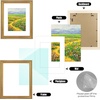 image:imageGolden State Art 18x24 Distressed Gold Frame White Mat for 16x20 Plexiglass  Plexiglass Fits 16x20 Picture Art Poster or Print Display or 18x24 Without Mat Ornate Vintage Photo FrameAntique Gold