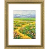 image:imageGolden State Art 18x24 Distressed Gold Frame White Mat for 16x20 Plexiglass  Plexiglass Fits 16x20 Picture Art Poster or Print Display or 18x24 Without Mat Ornate Vintage Photo FrameAntique Gold with Green