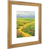 image:imageGolden State Art 18x24 Distressed Gold Frame White Mat for 16x20 Plexiglass  Plexiglass Fits 16x20 Picture Art Poster or Print Display or 18x24 Without Mat Ornate Vintage Photo FrameAntique Gold