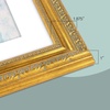 image:imageGolden State Art 18x24 Distressed Gold Frame White Mat for 16x20 Plexiglass  Plexiglass Fits 16x20 Picture Art Poster or Print Display or 18x24 Without Mat Ornate Vintage Photo FrameAntique Gold