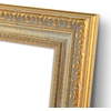 image:imageGolden State Art 18x24 Distressed Gold Frame White Mat for 16x20 Plexiglass  Plexiglass Fits 16x20 Picture Art Poster or Print Display or 18x24 Without Mat Ornate Vintage Photo FrameDistressed Gold