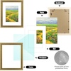 image:imageGolden State Art 18x24 Distressed Gold Frame White Mat for 16x20 Plexiglass  Plexiglass Fits 16x20 Picture Art Poster or Print Display or 18x24 Without Mat Ornate Vintage Photo FrameAntique Gold with Green