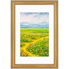 image:imageGolden State Art 18x24 Distressed Gold Frame White Mat for 16x20 Plexiglass  Plexiglass Fits 16x20 Picture Art Poster or Print Display or 18x24 Without Mat Ornate Vintage Photo FrameAntique Gold