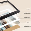 image:imageGolden State Art 2 Pack 11x14 Photo Frame Mat for 8x10 Real Glass  Bronze  White Mat Fits 8x10 Picture Art Poster or Print DisplayOrnate Finish Style 15 Inch Frame Border Wall Mount DisplayBlack With Silver  Burgundy