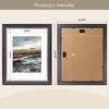 image:imageGolden State Art 2 Pack 11x14 Photo Frame Mat for 8x10 Real Glass  Bronze  White Mat Fits 8x10 Picture Art Poster or Print DisplayOrnate Finish Style 15 Inch Frame Border Wall Mount DisplayBlack With Silver  Burgundy
