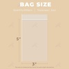 image:imageGolden State Art 2 x 2 Clear Plastic Zip Bags 200 Count  Small Resealable Zipper Bags For Business Office Supplies Jewelry amp Party Favors3x5