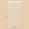 image:imageGolden State Art 2 x 2 Clear Plastic Zip Bags 200 Count  Small Resealable Zipper Bags For Business Office Supplies Jewelry amp Party Favors6x9