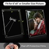 image:imageGolden State Art 3 Pack 4x6 Acrylic Picture Frame with Stand  Frameless Frame with Strong Magnets for Wedding Sign Reception Decoration Photos and Art Display6x8