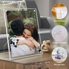 image:imageGolden State Art 3 Pack 4x6 Acrylic Picture Frame with Stand  Frameless Frame with Strong Magnets for Wedding Sign Reception Decoration Photos and Art Display6x8