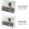 image:imageGolden State Art 3 Pack 5x7 Acrylic Picture Frame with Stand  Frameless Frame with Strong Magnets for Wedding Sign Reception Decoration Photos and Art Display4x6