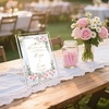 image:imageGolden State Art 3 Pack 5x7 Acrylic Picture Frame with Stand  Frameless Frame with Strong Magnets for Wedding Sign Reception Decoration Photos and Art Display6x8