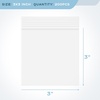image:imageGolden State Art 3x 3 Clear Zip Plastic Bags 200 Pack  Resealable Small Zipper Bags For Snacks Ring Coin Seeds