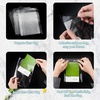 image:imageGolden State Art 4x6 AcidFree Crystal Clear Storage Sleeves200 Pack  Resealable AdhesiveClear Plastic BagsFits 4x6 Prints Photos CardsBag Size 4 34 x 6 12 inches4x4