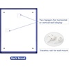 image:imageGolden State Art 5x7 Acrylic Floating Picture Frame Blue 1 Pack  Individual Photo Frame for Tabletop Display With Hangers for Wall Mount Horizontal or VerticalBlue