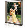 image:imageGolden State Art 5x7 Acrylic Floating Picture Frame Blue 1 Pack  Individual Photo Frame for Tabletop Display With Hangers for Wall Mount Horizontal or VerticalBlack