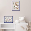 image:imageGolden State Art 5x7 Acrylic Floating Picture Frame Blue 1 Pack  Individual Photo Frame for Tabletop Display With Hangers for Wall Mount Horizontal or VerticalBlue