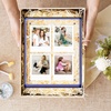 image:imageGolden State Art 5x7 Acrylic Floating Picture Frame Blue 1 Pack  Individual Photo Frame for Tabletop Display With Hangers for Wall Mount Horizontal or VerticalBlue