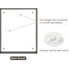 image:imageGolden State Art 5x7 Acrylic Floating Picture Frame Blue 1 Pack  Individual Photo Frame for Tabletop Display With Hangers for Wall Mount Horizontal or VerticalBlack