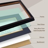image:imageGolden State Art 8x10 Frame Navy Over Gold Double Mat For 6x8 Diploma  Real Glass Black Gold amp Burgundy Color Photo Frame Fits 8x10 6x8 Document CertificatePicture Wall Mount Or TabletopDouble Mat Navy BlueGold
