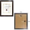 image:imageGolden State Art 8x10 Frame Navy Over Gold Double Mat For 6x8 Diploma  Real Glass Black Gold amp Burgundy Color Photo Frame Fits 8x10 6x8 Document CertificatePicture Wall Mount Or TabletopDouble Mat WhiteGold