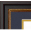 image:imageGolden State Art 8x10 Frame Navy Over Gold Double Mat For 6x8 Diploma  Real Glass Black Gold amp Burgundy Color Photo Frame Fits 8x10 6x8 Document CertificatePicture Wall Mount Or TabletopDouble Mat Navy BlueGold
