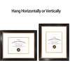 image:imageGolden State Art 8x10 Frame Navy Over Gold Double Mat For 6x8 Diploma  Real Glass Black Gold amp Burgundy Color Photo Frame Fits 8x10 6x8 Document CertificatePicture Wall Mount Or TabletopDouble Mat WhiteGold