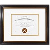 image:imageGolden State Art 8x10 Frame Navy Over Gold Double Mat For 6x8 Diploma  Real Glass Black Gold amp Burgundy Color Photo Frame Fits 8x10 6x8 Document CertificatePicture Wall Mount Or TabletopDouble Mat WhiteGold