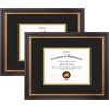 image:imageGolden State Art 8x10 Frame Navy Over Gold Double Mat For 6x8 Diploma  Real Glass Black Gold amp Burgundy Color Photo Frame Fits 8x10 6x8 Document CertificatePicture Wall Mount Or TabletopDouble Mat BlackGold