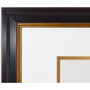 image:imageGolden State Art 8x10 Frame Navy Over Gold Double Mat For 6x8 Diploma  Real Glass Black Gold amp Burgundy Color Photo Frame Fits 8x10 6x8 Document CertificatePicture Wall Mount Or TabletopDouble Mat WhiteGold