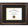image:imageGolden State Art 8x10 Frame Navy Over Gold Double Mat For 6x8 Diploma  Real Glass Black Gold amp Burgundy Color Photo Frame Fits 8x10 6x8 Document CertificatePicture Wall Mount Or TabletopDouble Mat BlackGold