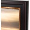 image:imageGolden State Art 8x12 Poster Frame Dark Gold Brown amp Bronze Real Glass  Horizontal or Vertical Display Wall Mount Display Photo Art Picture or Print Home or officeBlackBurgundy  Gold Trim