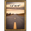 image:imageGolden State Art 8x12 Poster Frame Dark Gold Brown amp Bronze Real Glass  Horizontal or Vertical Display Wall Mount Display Photo Art Picture or Print Home or officeDark Gold Brown  Bronze