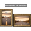 image:imageGolden State Art 8x12 Poster Frame Dark Gold Brown amp Bronze Real Glass  Horizontal or Vertical Display Wall Mount Display Photo Art Picture or Print Home or officeDark Gold Brown  Bronze